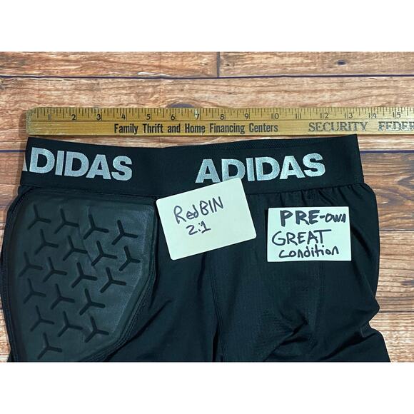 Adidas Techfit 5-Pad Football Girdle Men’s Size Medium Black Integrated - Picture 7 of 9
